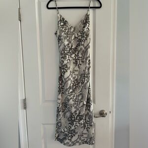 Express Satin Print Dress